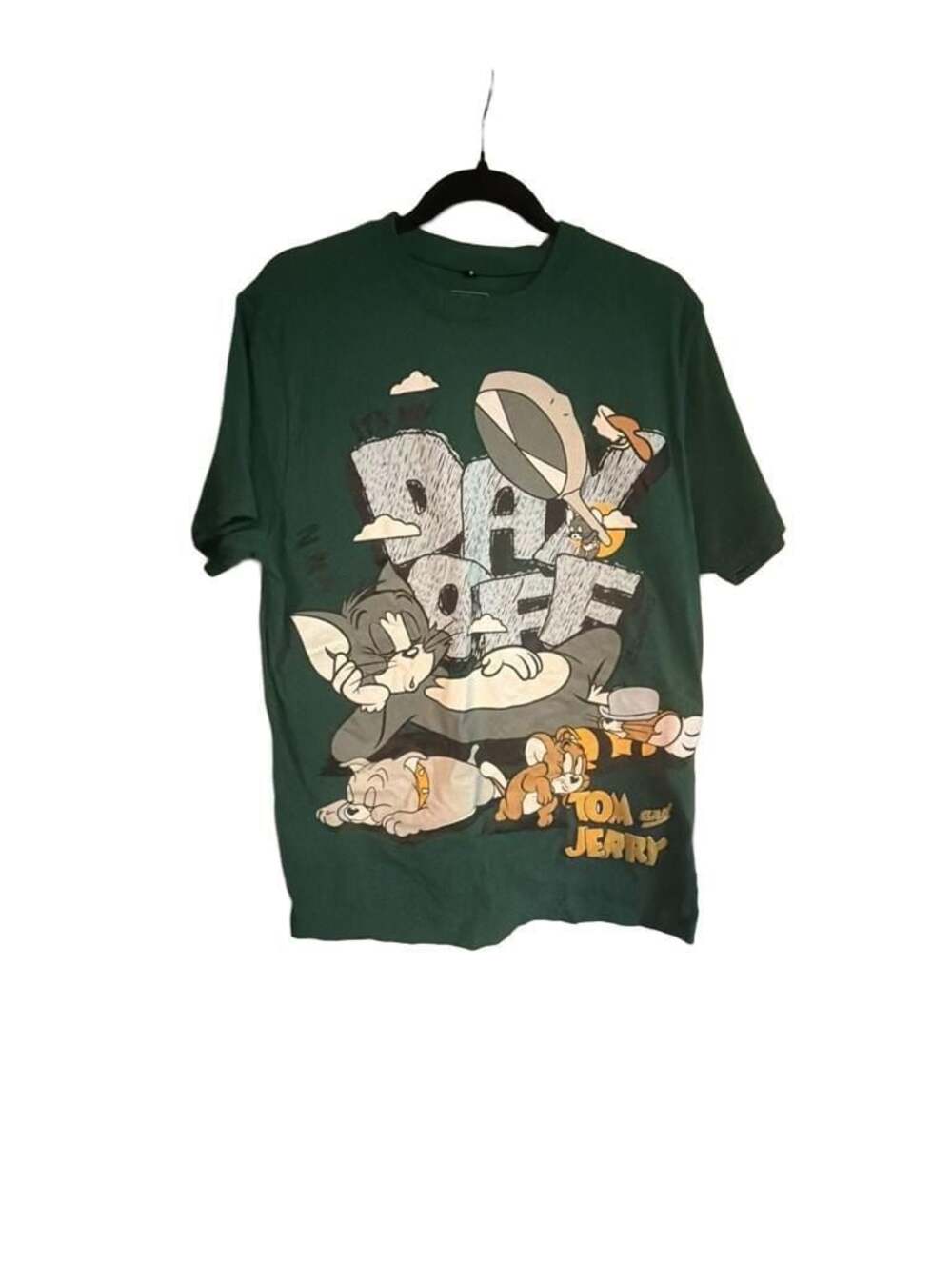 Tom & Jerry Day Off Graphic Short Sleeve T-Shirt